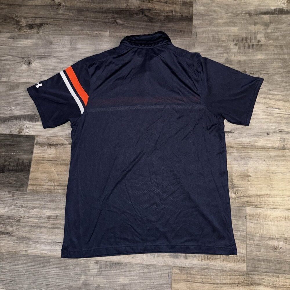 Auburn University Tigers Under Armor Large Polo Shirts - Lot of 2 - Picture 6 of 9